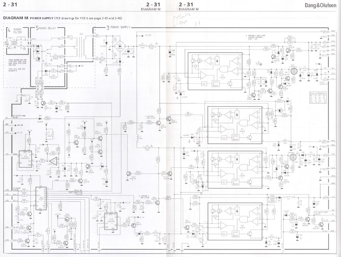 BS9000 Mark 1 Power Supply Drawing