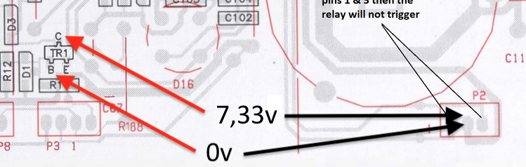 TR1 - B & C volt measurement