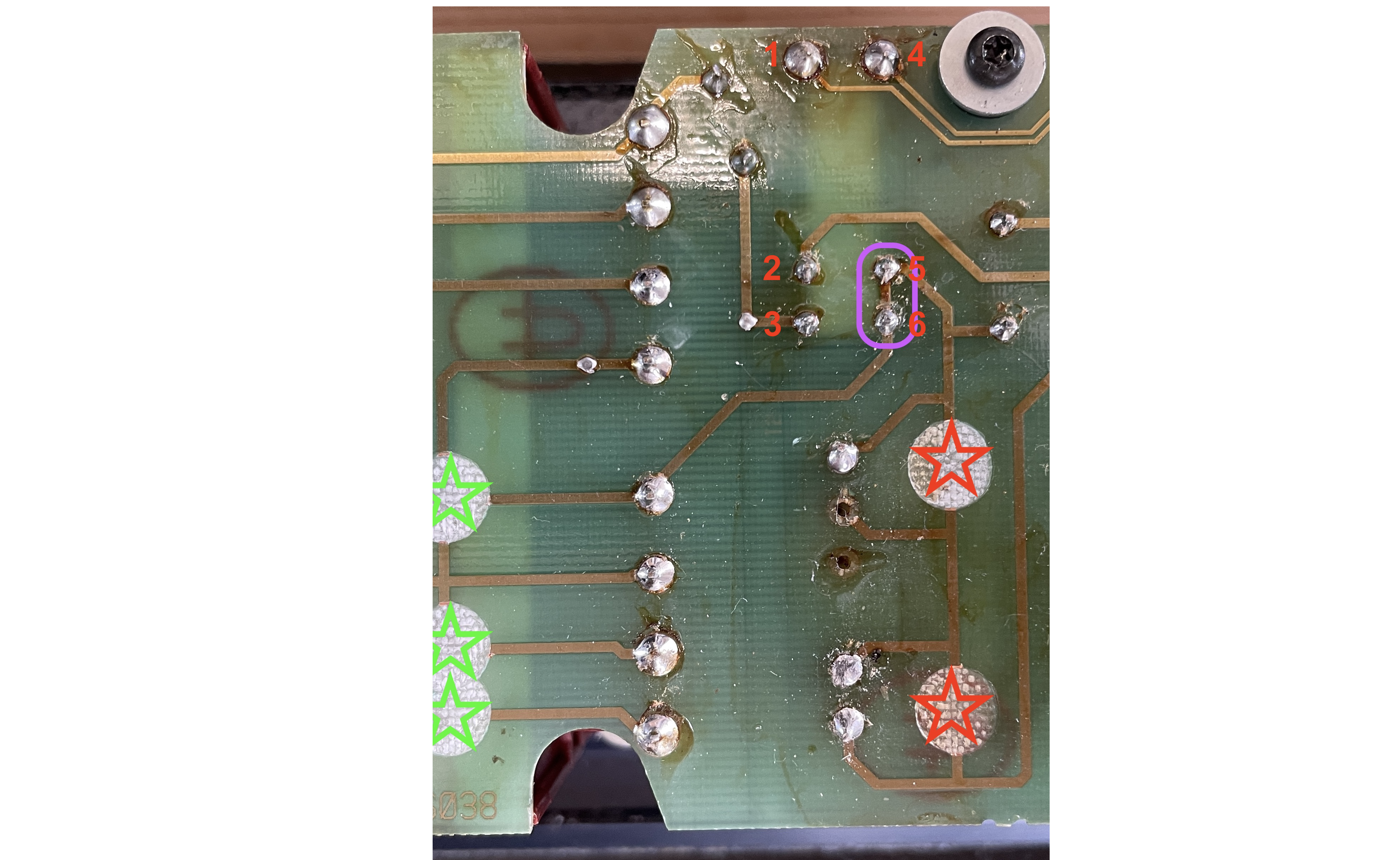 PSU PCB - Relay RL1 Pins
